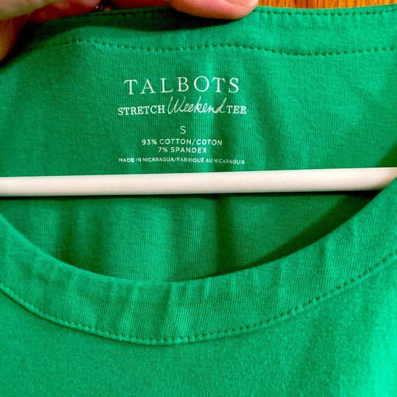 Talbots Scoop Neck Tee - Picture 2 of 7